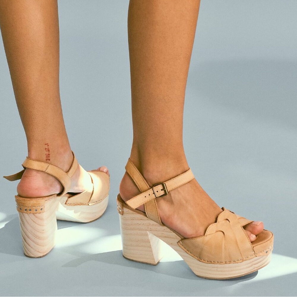 Free People Orion Woven Clogs Size 6 - Picture 3 of 9